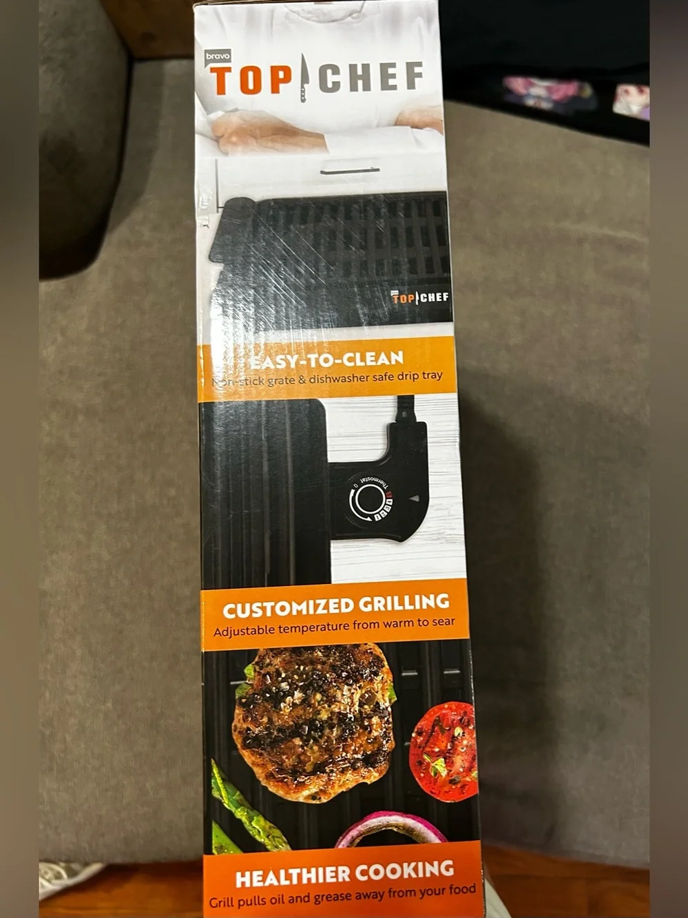 BRavo top chief  Black Indoor Electric Grill